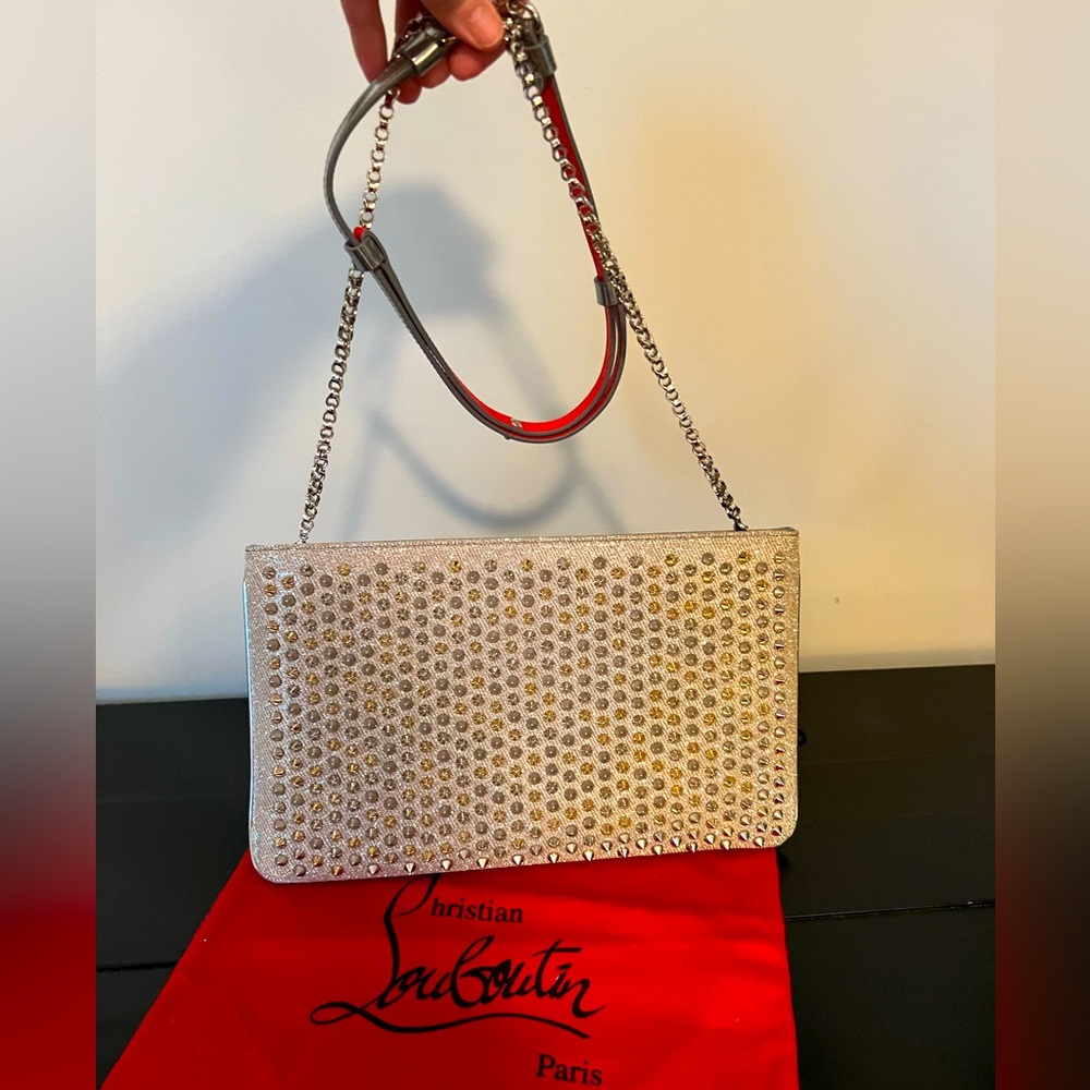 Louboutin Spiked Evening Bag